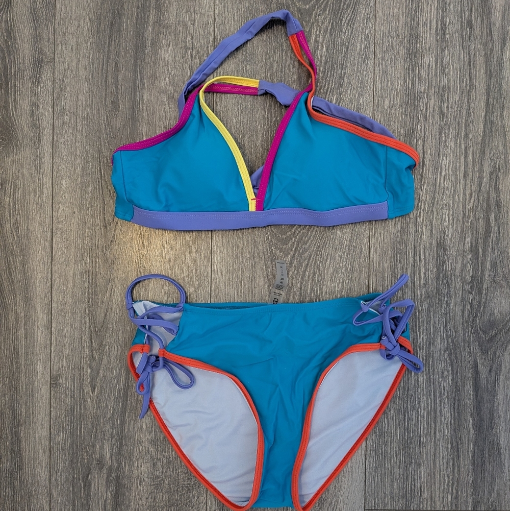 Vibrant Multicolor Bikini Set